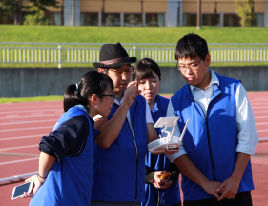 船引高校生を指導する
慶應大学南特任助教